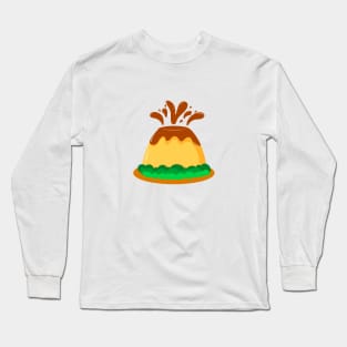 chocolate pudding volcano Long Sleeve T-Shirt